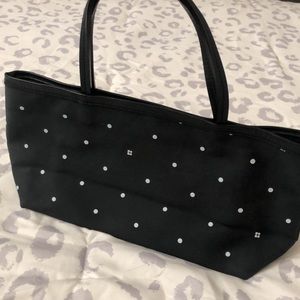 NWOT Kate Spade iconic polka dot vintage bag in black and white